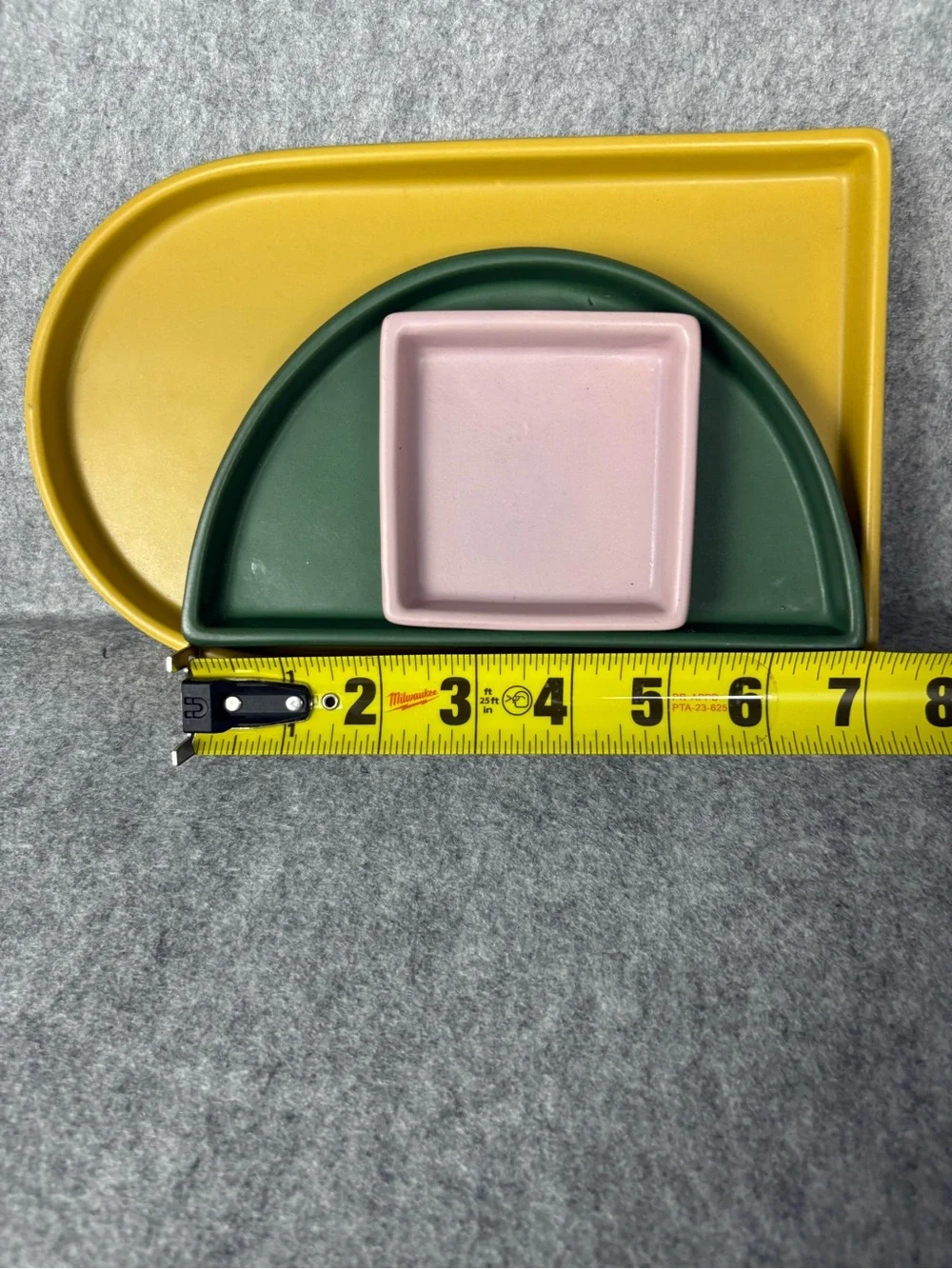 Lizzie Saucer Lizzy Set 3pc Colorful Nesting Trays